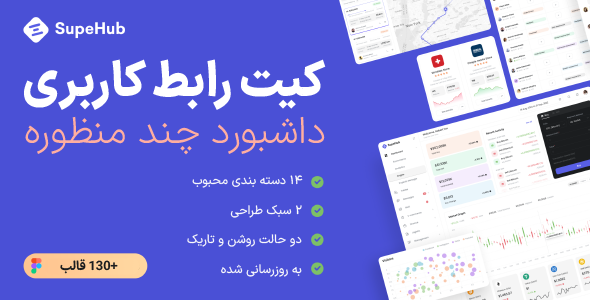 SupeHub - Multipurpose Admin Dashboard Charts Kit Figma
