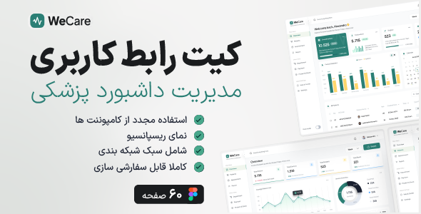 Wecare - Medical Dashboard UI Kit