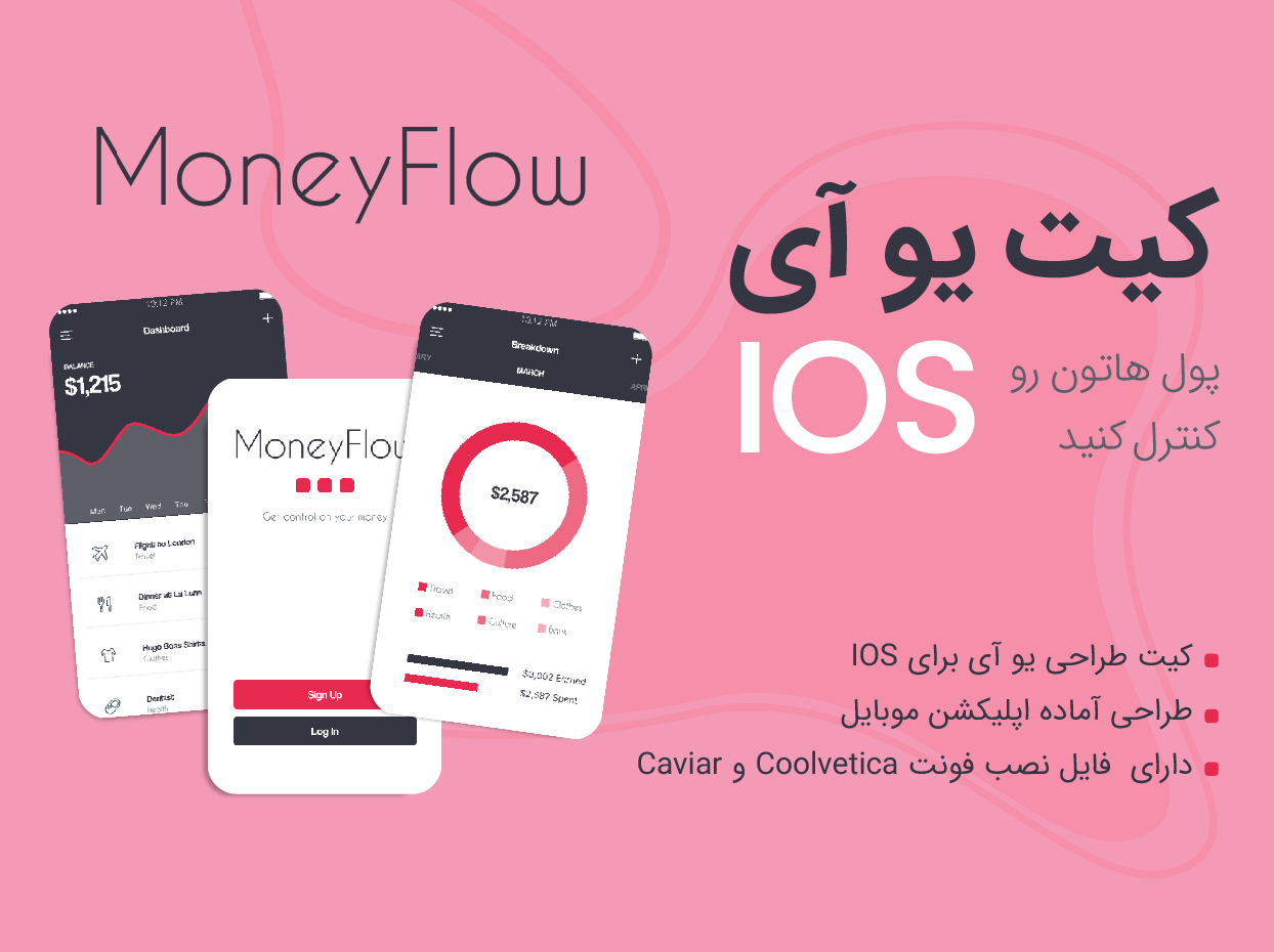 MoneyFlow iOS UI Kit1