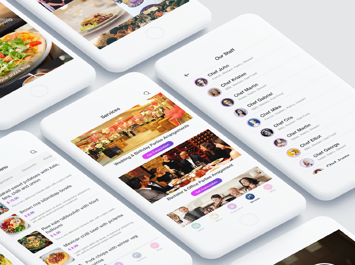 Cafe House Restaurant App UI Kit6
