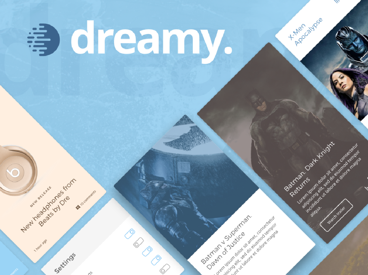  Dreamy UI Kit(Adobe XD格式) 2